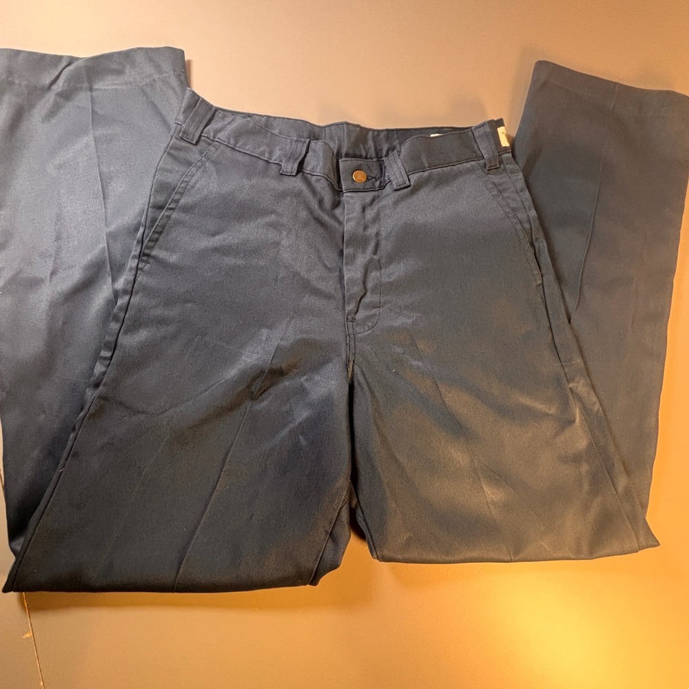 Big Bill FR Pants 34x30 Navy HRC 2 NFPA 70E 8.1 ATPV Flame Resistant Work - Picture 2 of 12